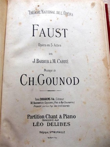 Faust gounod jolie - gounod,