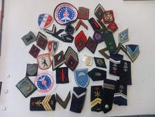 lot insignes tissu armée française