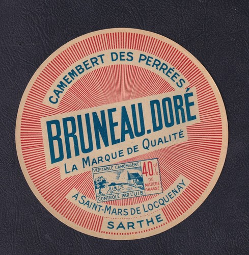 Ancienne étiquette fromage - ancienne,