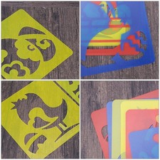  12 Pcs Pochoirs Pour Peinture Modèle De Dessin Bricolage Modèles Creux