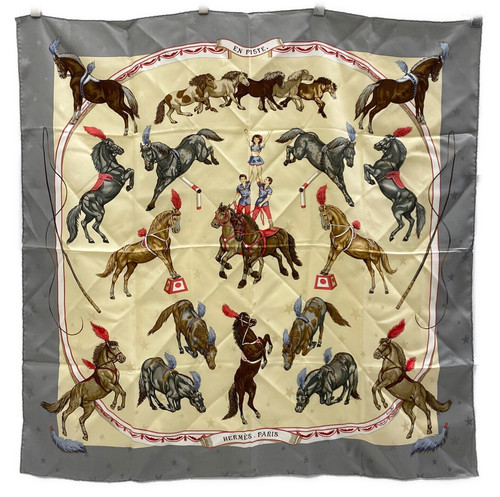 écharpe hermes carre - carre, en