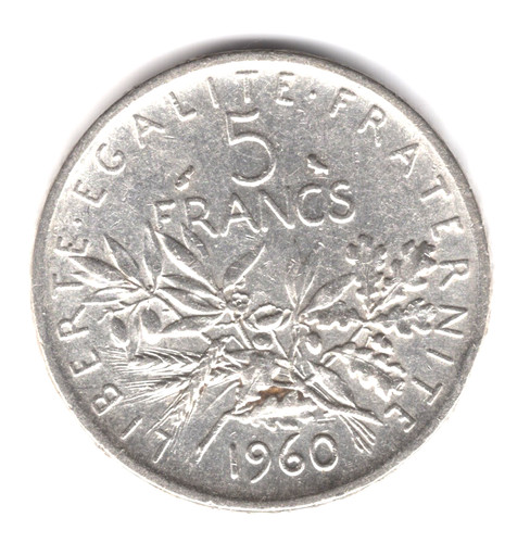Pièce francs 1960 - pièce,