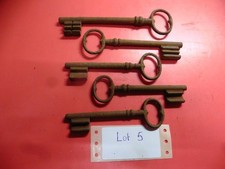 Lot 5 de 5 clés à gorges
