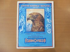 ANCIEN ALBUM IMAGE PUBLICITAIRE OISEAUX PAPILLON FRANCORUSSE !! RARE !!