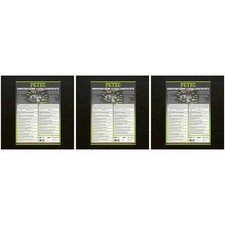3x PETEC Isolation- & Isolation Phonique Mat Bitume Noir 500x500x2mm Plaque
