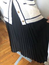 Jupe plissée soleil en laine