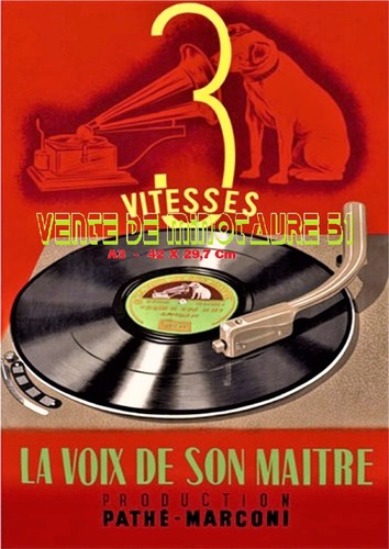 Voix son maitre pathé - son,