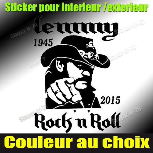 Sticker autocollant rip lemmy - autocollant,