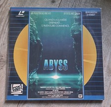 Laserdisc Abyss double disque laser film vintage vinyle laserdisk