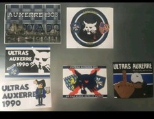 Lot Stickers Ultras Autocollant Auxerre Ua90