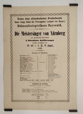 Bayreuth Festival 1899 Affiche