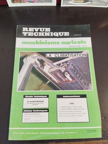 Revue technique machinisme - technique,