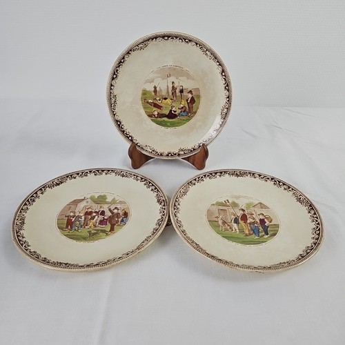 Assiettes parlantes une - une, armée