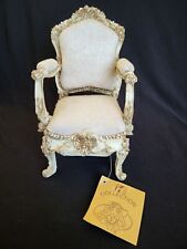 Fauteuil médaillon vintage