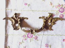 Ancienne grosse poignée de commode,bronze,piano,malle,1900