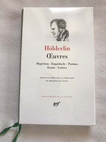 Hölderlin œuvres la - hölderlin,, œuvres.