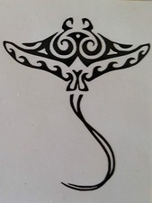 Sticker autocollant raie