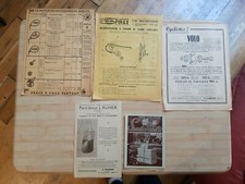 lot de 5 papiers publicitaires