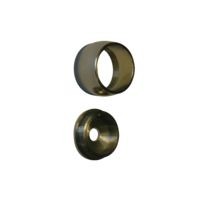 Piton d'embrasure laiton nickelé Ø25mm