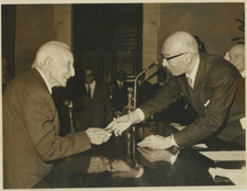 L'homme politique italien Ennio Zelioli-Lanzini Vintage silver print Tira