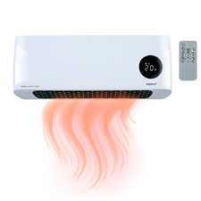 alpina Ventilateur Chauffage Mural 1000-2000W – Radiateur Électrique d’Appoint a