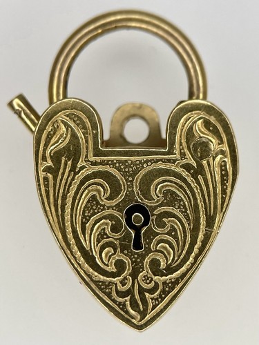 Antique fermoir coeur - antique, or