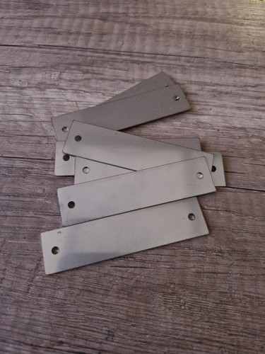 Plaques inox lot 25 - plaques,