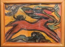 Beau Tableau Pastel Huile