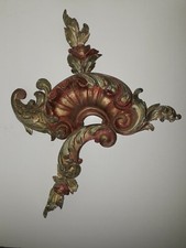 FRISE COQUILLE EN BOIS DORE ET