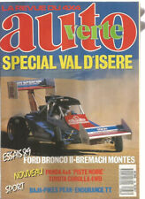 AUTO VERTE N°88 FORD BONCO II / BREMACH MONTES / PANDA 4X4 "PISTE NOIRE" / BAJA