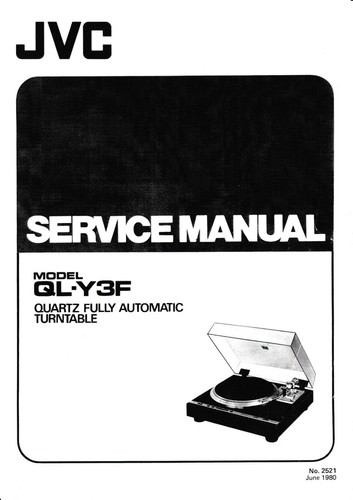 Manuel service jvc y3 f - manuel,