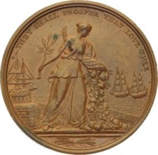 O4391 RARE Uniface Medal Great