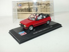 TALBOT SAMBA CABRIOLET 1983 Rouge ALTAYA 1:43