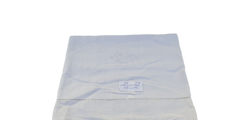 Drap plat ancien pur - fil, de
