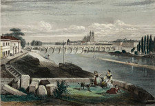 TOURS Indre et Loire GRAVURE