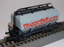 ROCO Wagon trémie céréalière à essieux Transcéréales STIV ep III DB HO 1/87