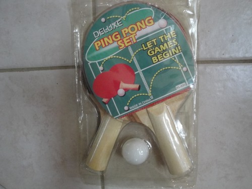 New deluxe ping pong set - new,