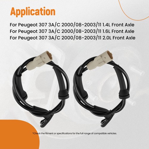 2pcs capteur abs for peugeot - 2pcs,