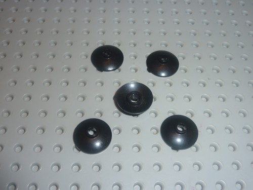 Lego black round dish - lego,