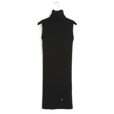 Gucci Robe FR36 Dress Maxi knit black mini dress