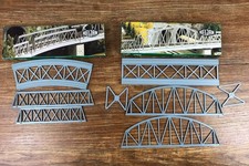 2x Ponts Bridges Brucken HELJAN H0 Ref 1762 & 1764 + Original Box