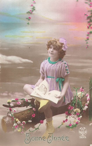 Bonne annee petite fille - cp,