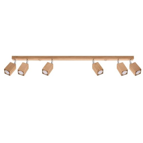 Plafonnier bois chêne gu10 - plafonnier,