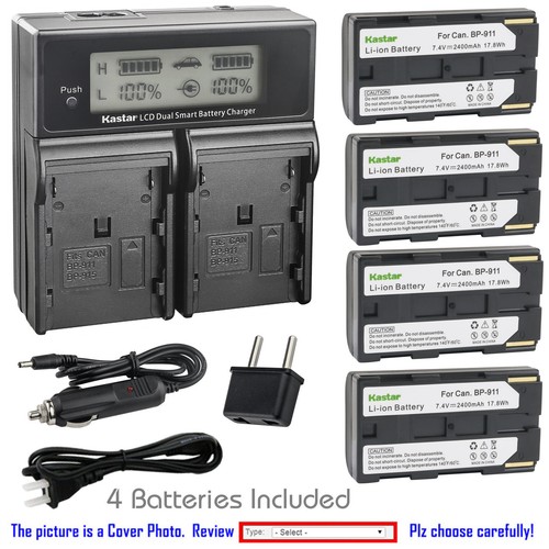 Kastar battery lcd dual - battery,