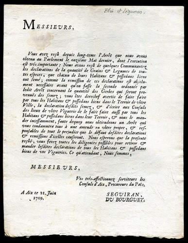 Document ancien aix - document,