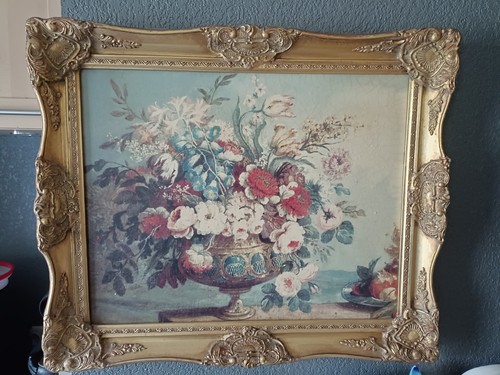 Tableau nature morte bouquet - tableau,