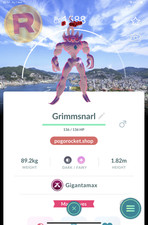 Shiny Gmax Grimmsnarl Nagasaki Background Wild Area 2025 Location Card Gigant...