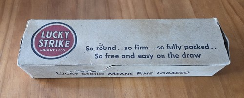 Vintage lucky strike carton - lucky,