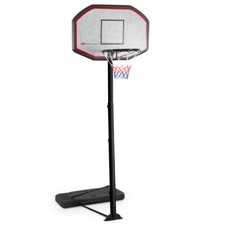 Panier de Basket sur Pied Réglable avec 2 Roues Hauteur Réglable 220-305cm Base