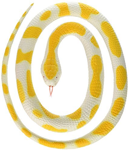Albino python rubber snake - albino,